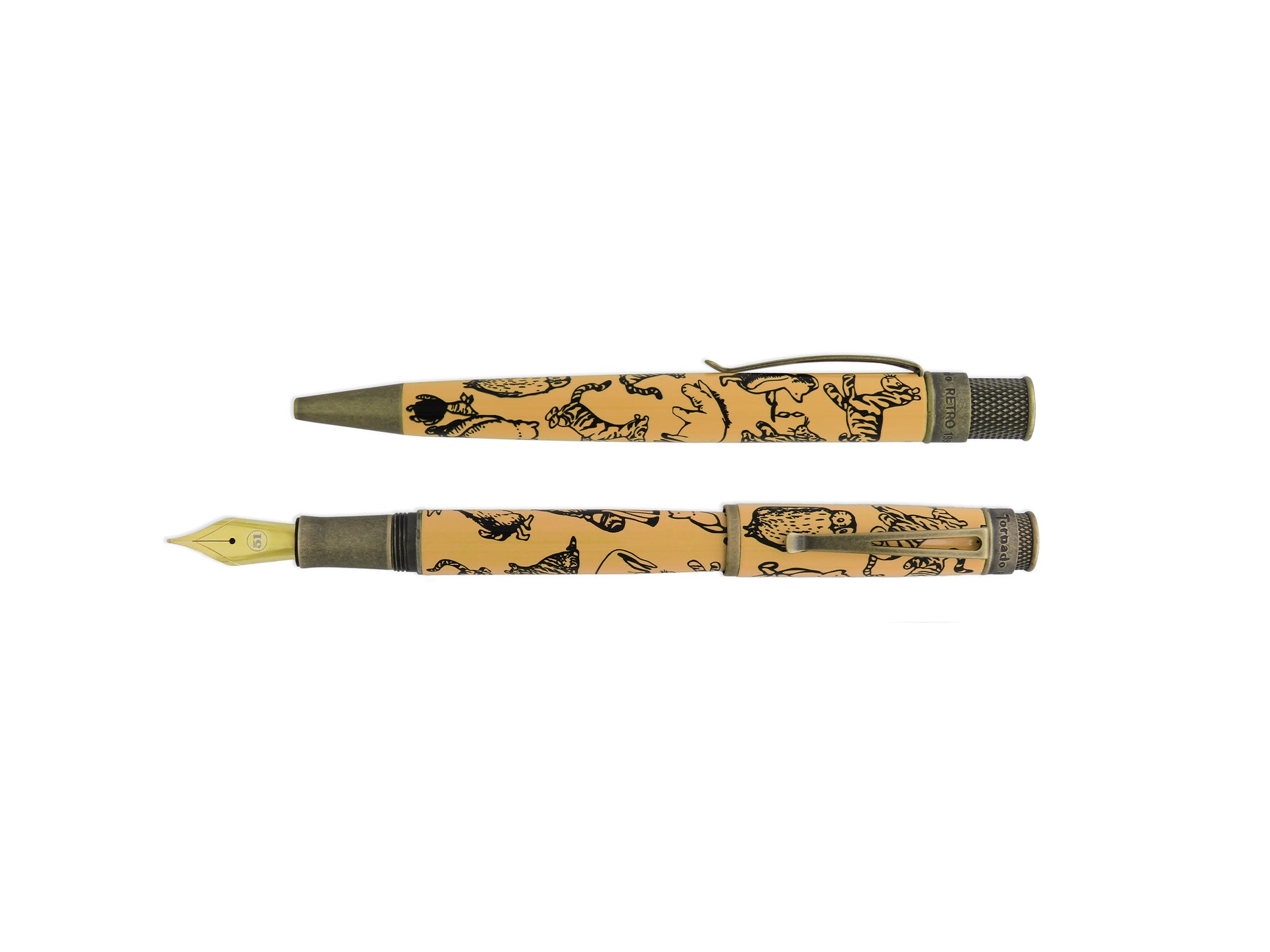 Retro 51 Rollerball and Fountain Pen - The House at Pooh Corner 📚🐻🐯🐷