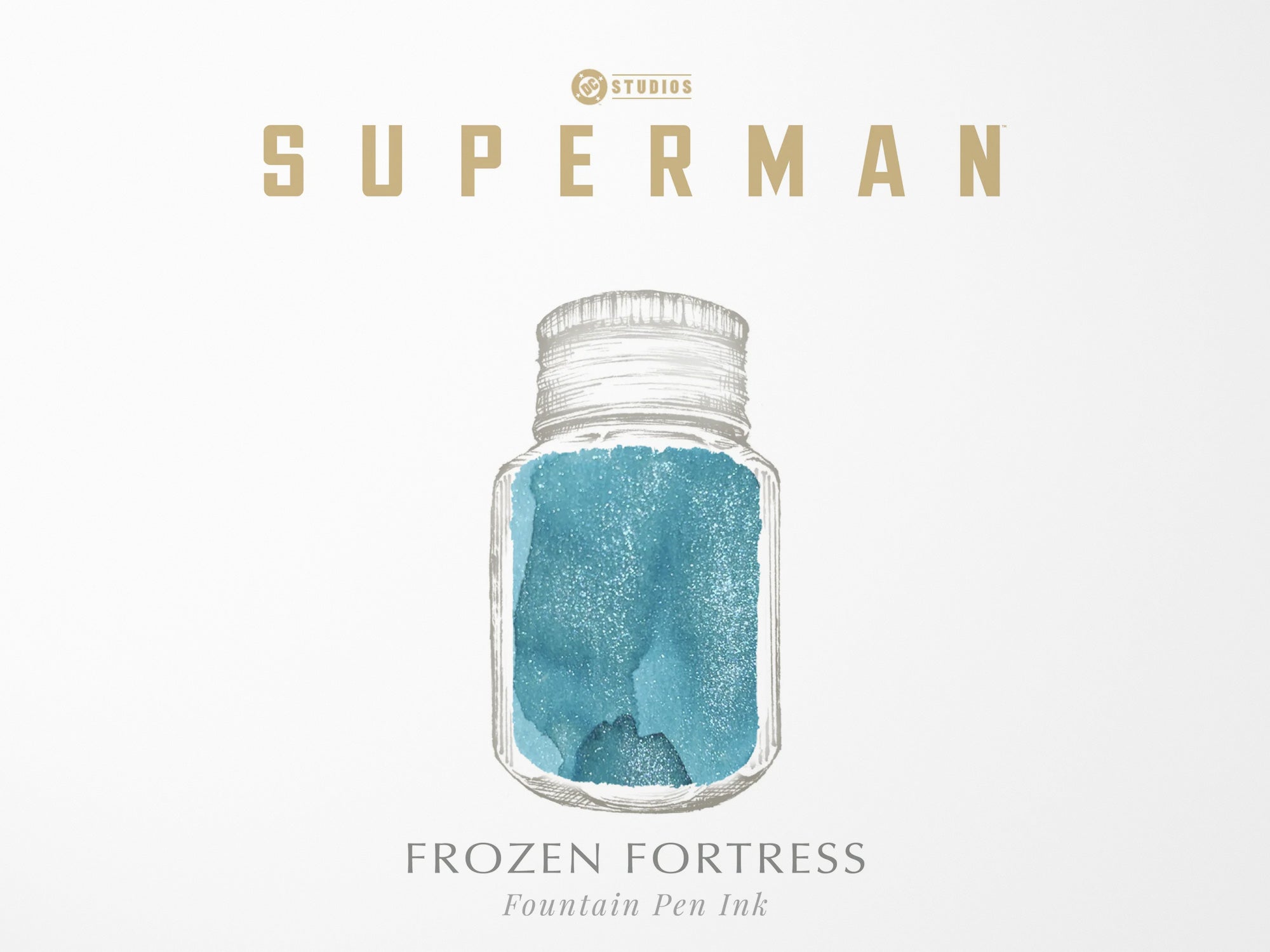 Superman Frozen Fortress Fountain Pen Ink