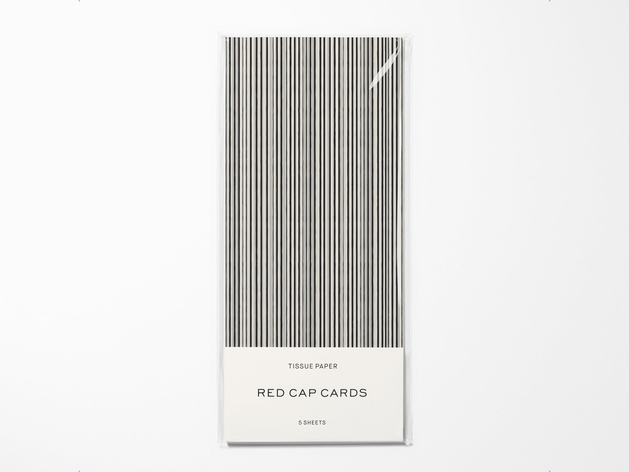 Black Stripe Tissue Paper