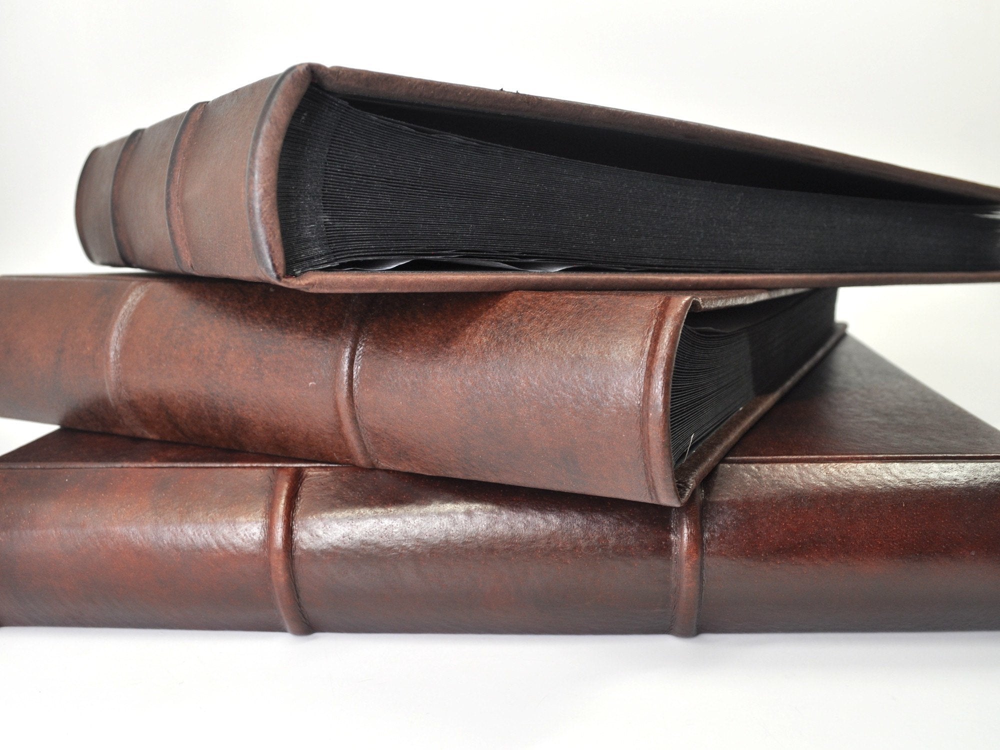 Collezione 14 x 14 Italian Handmade Distressed Leather Photo Album