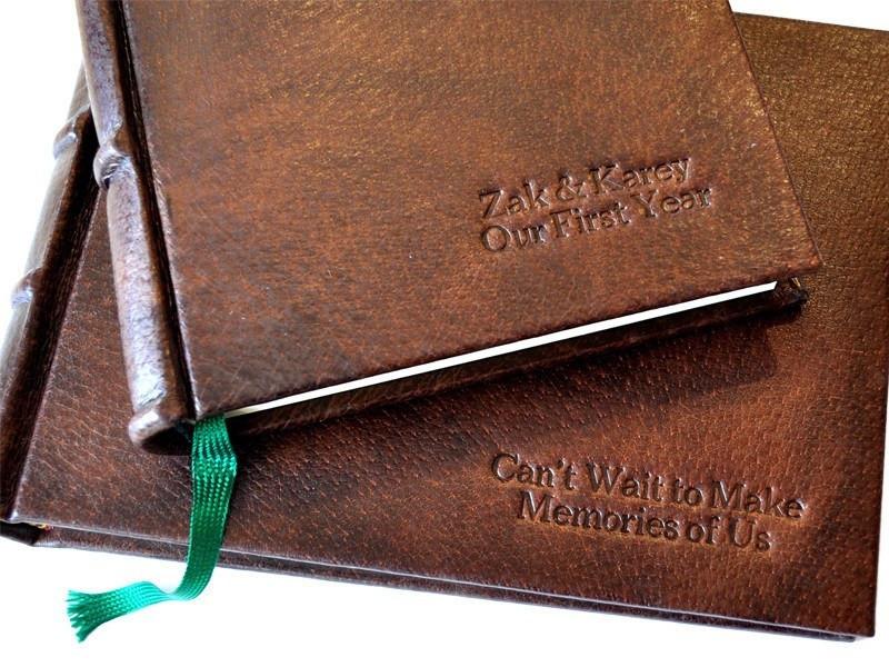 Collezione 14 x 14 Italian Handmade Distressed Leather Photo Album