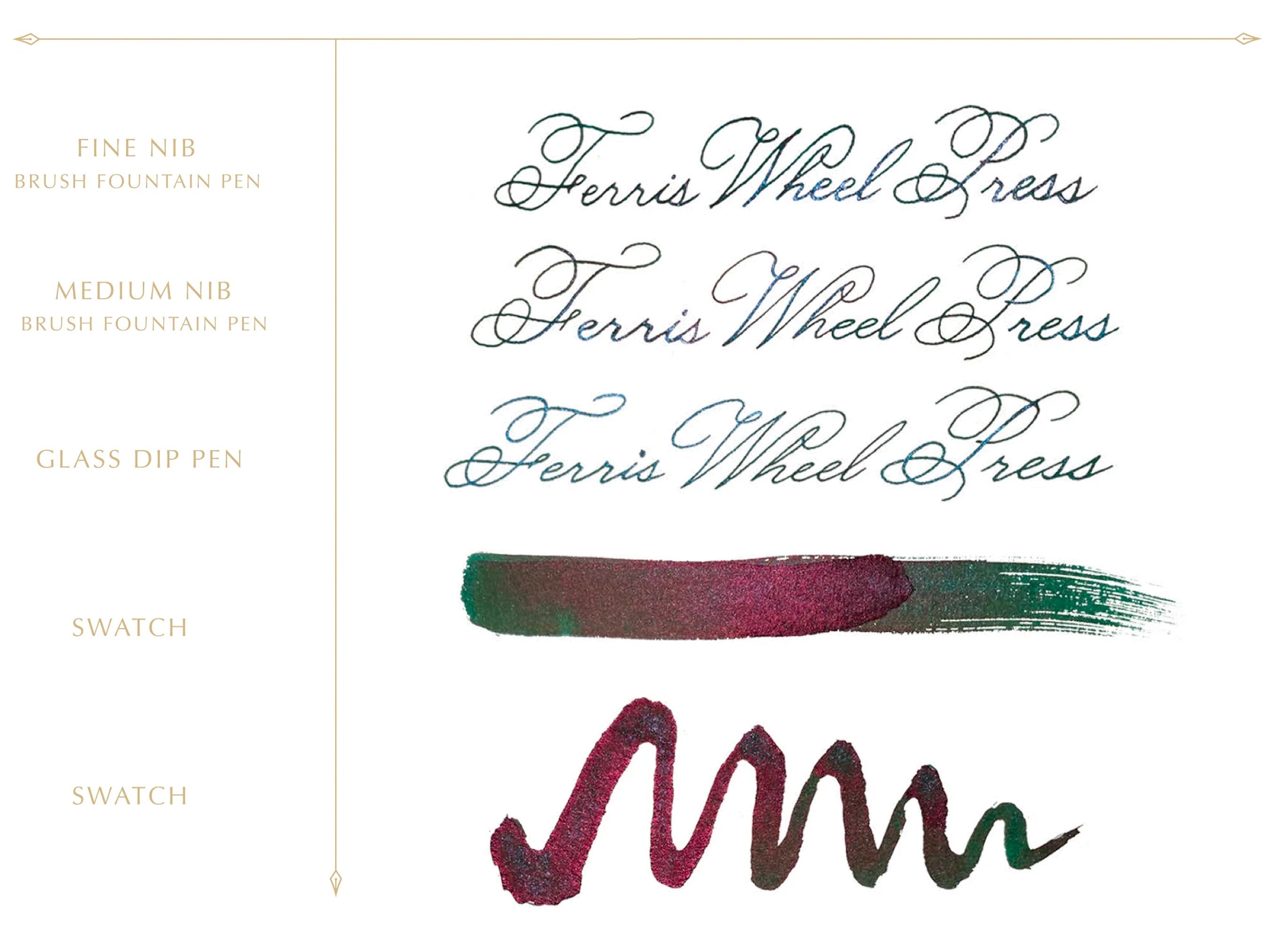 Ferri Tales Green With Curiosity Fountain Pen Ink