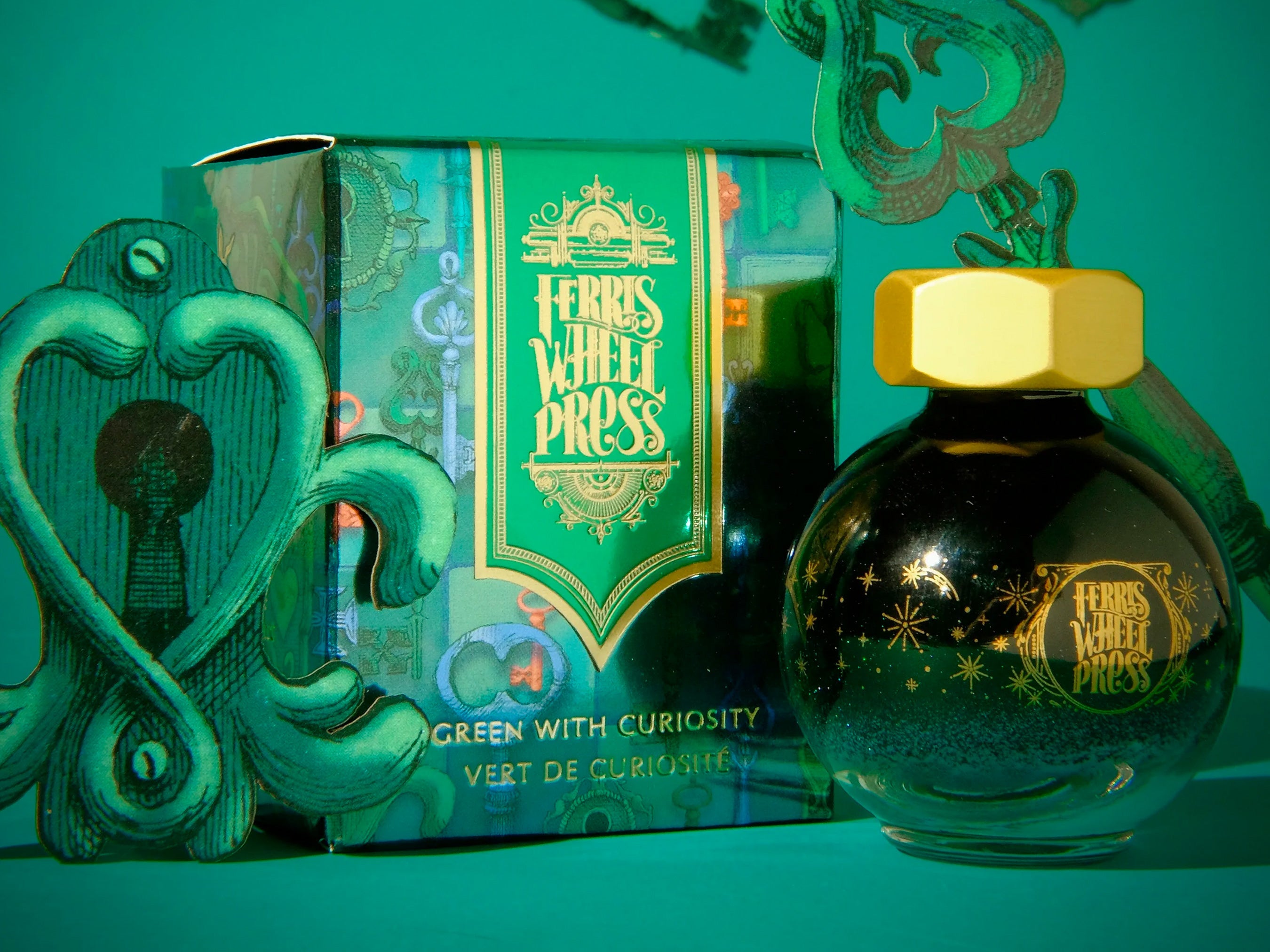 Ferri Tales Green With Curiosity Fountain Pen Ink