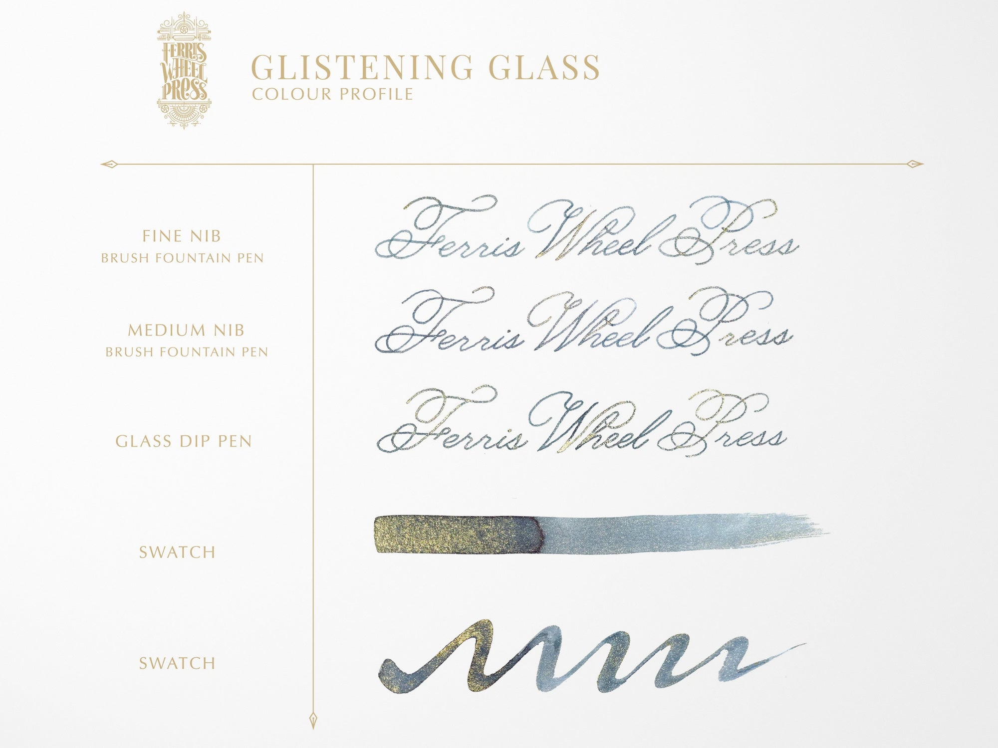 FerriTales Glistening Glass Fountain Pen Ink