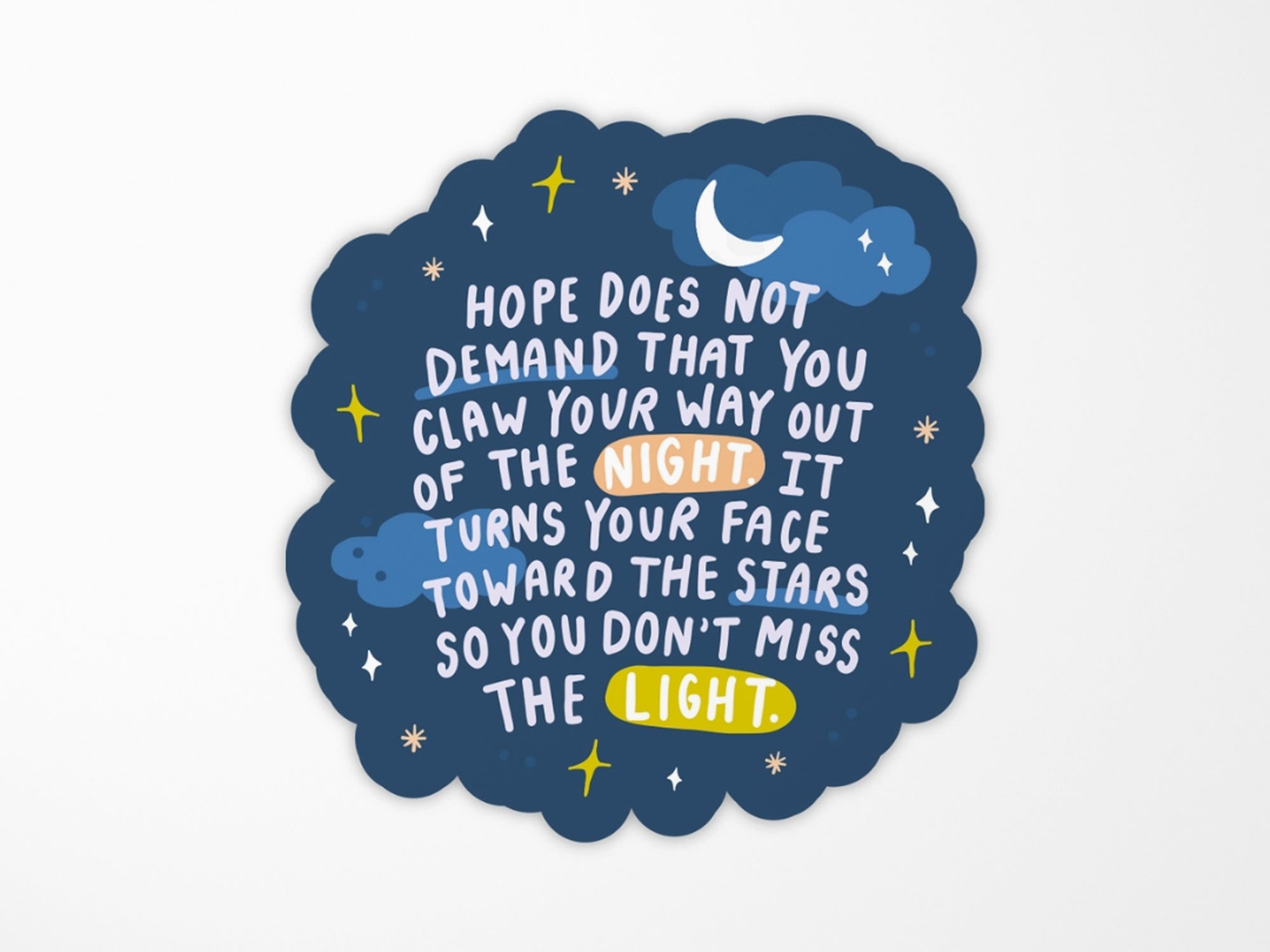 Hope Faces the Stars Sticker