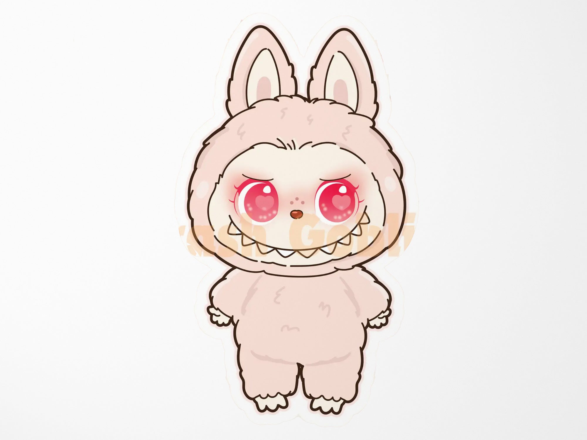 Labubu Vinyl Sticker - Assorted Colors