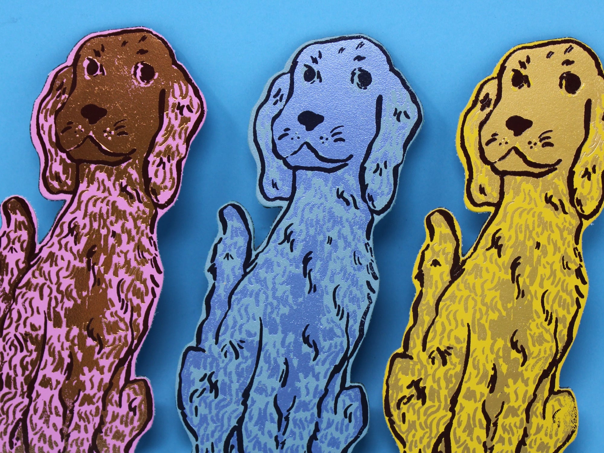 Leather Spaniel Magnet
