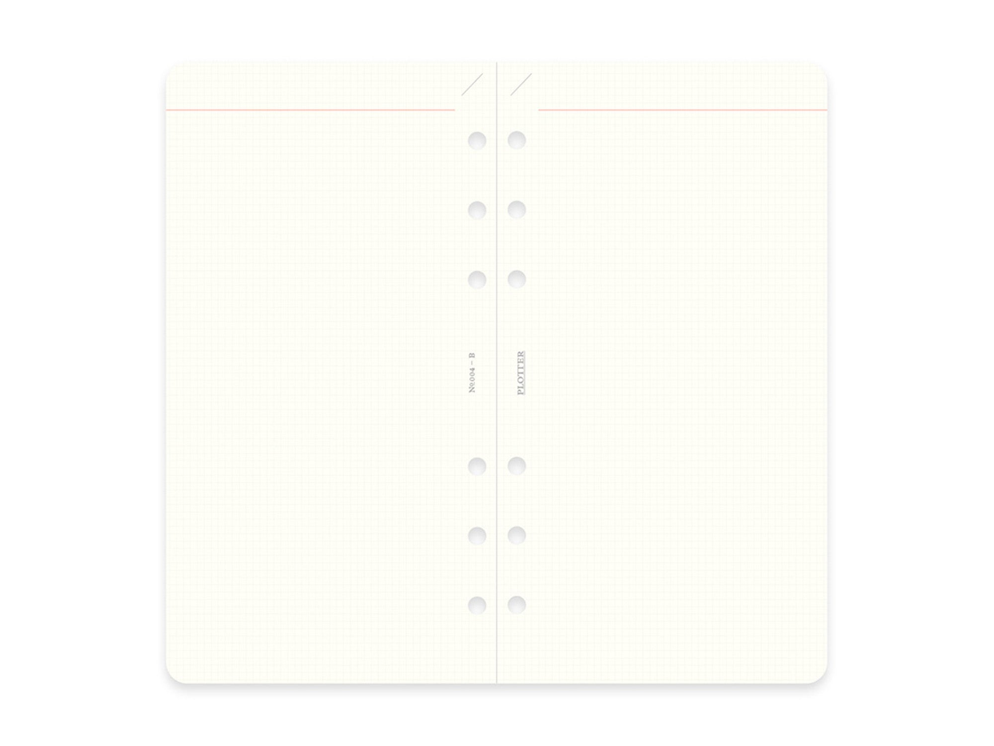 PLOTTER Refill Memo Pad 2mm Grid - Bible Size