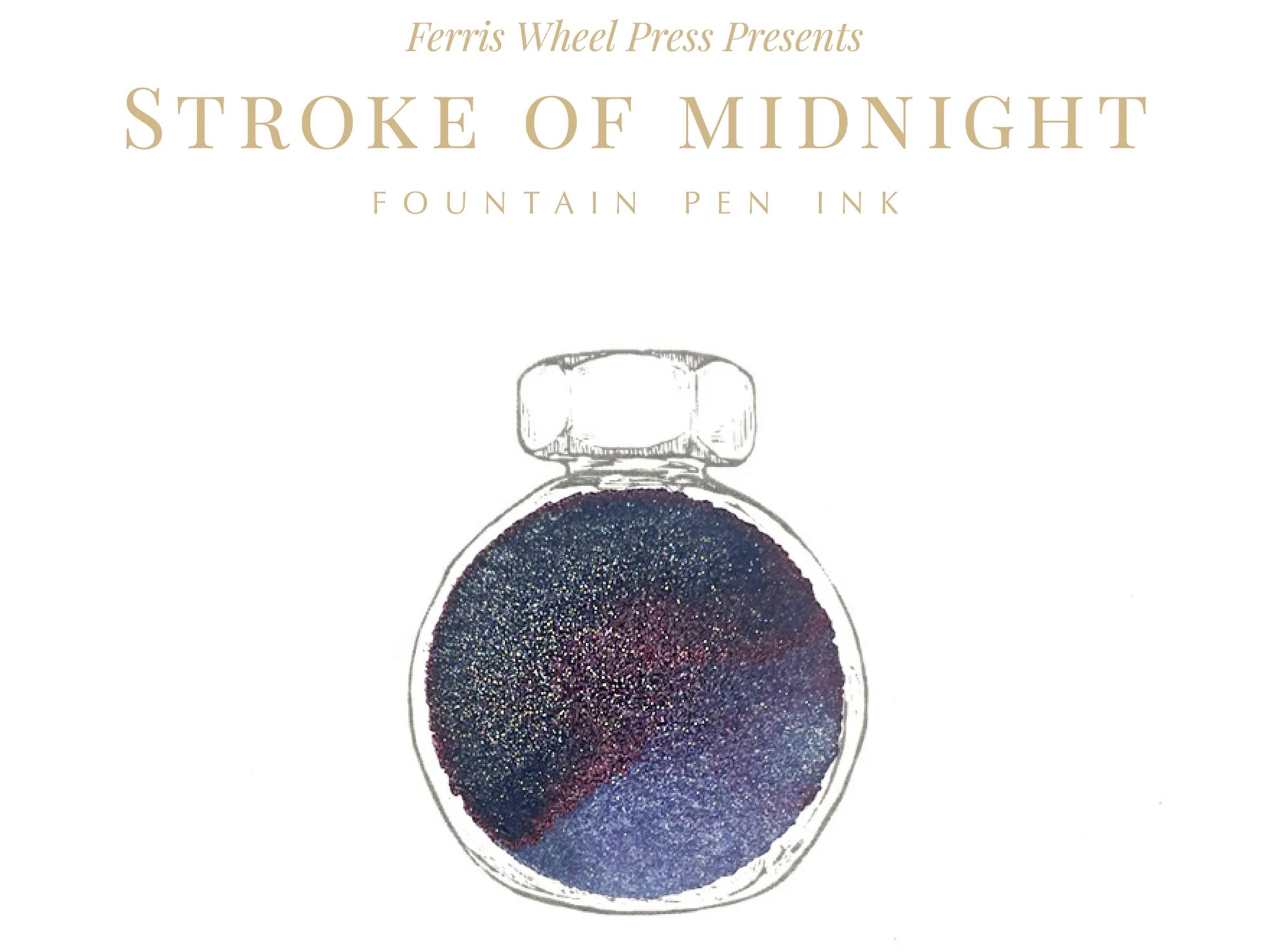 Stroke of Midnight Fountain Pen Ink
