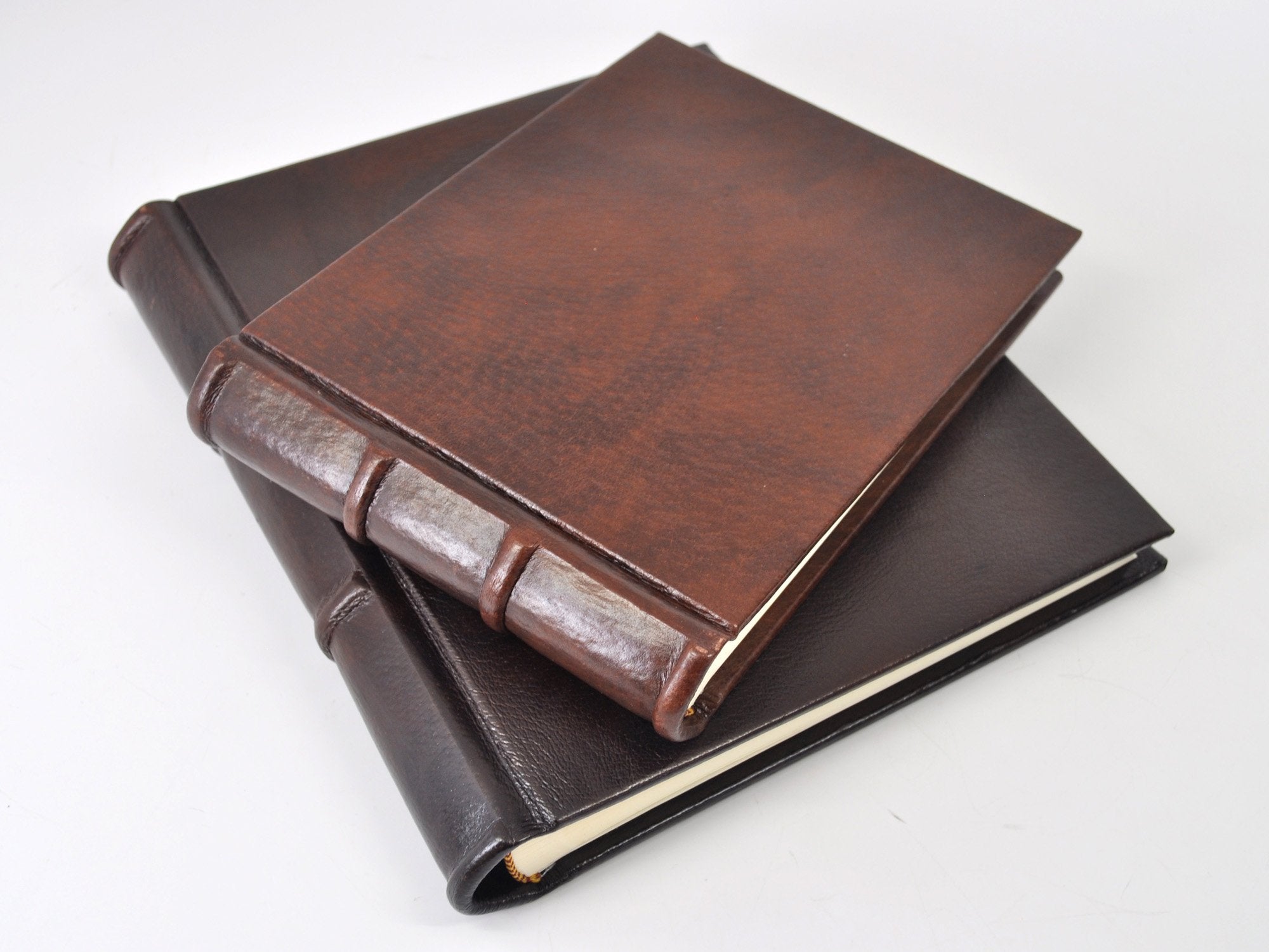 Collezione 14 x 14 Italian Handmade Distressed Leather Photo Album